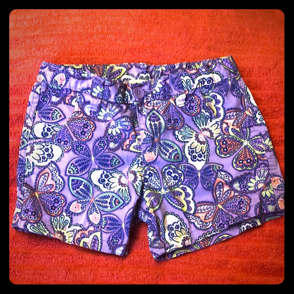 ⭐️⭐️ 3 for $25!!⭐️⭐️ EUC! Girls size 8 Paisley butterfly shorts